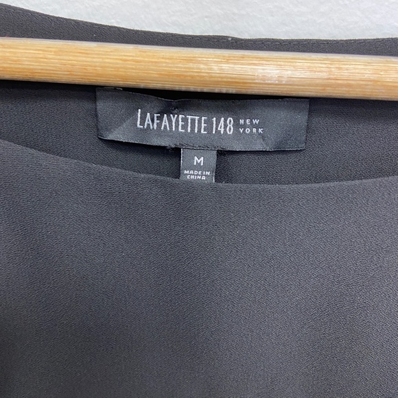 Lafayette 148 | Gold Sequin Dolman Sleeve Blouse - Picture 3 of 5